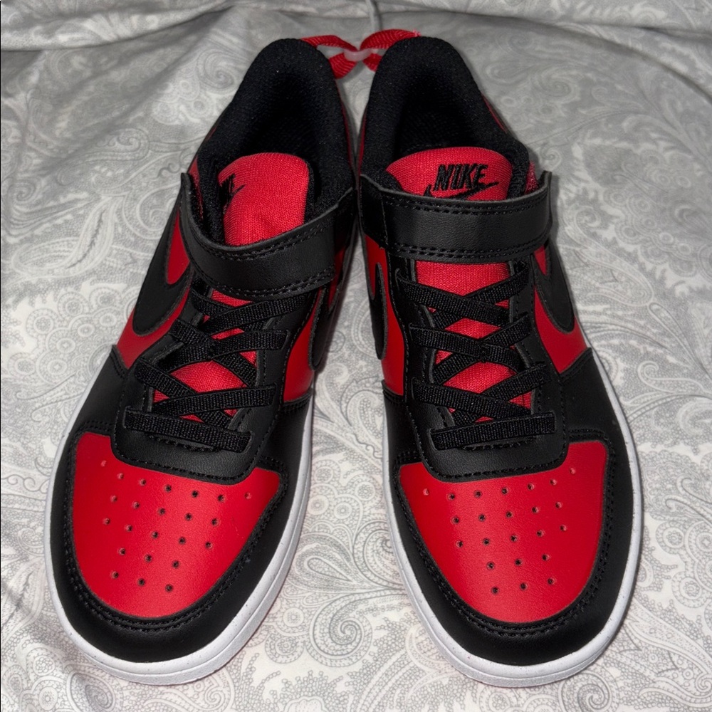 Nike Black and Red Athletic Shoes